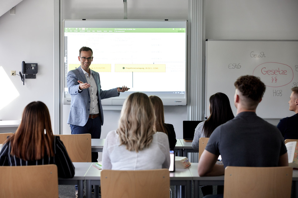 Unterricht in einem Lehrsaal