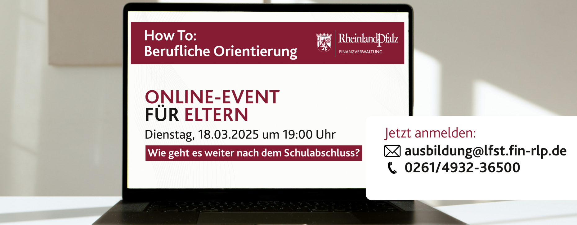 Online Eltern Seminar für Interessenten